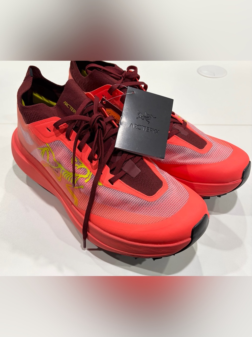 Arc’teryx Men's Size 10.5 Sylan Pro Shoe Pink Orange Salmon NWT Trail Running